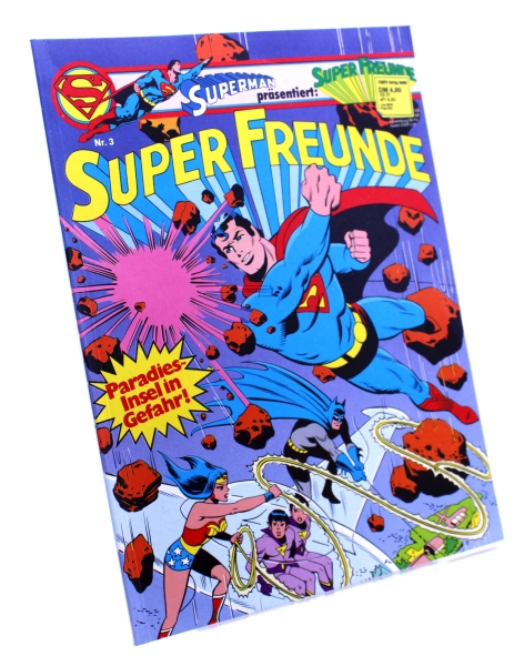 Superman präsentiert: Super Freunde Comic Album Nr. 3: Paradies-Insel in Gefahr! von Ehapa